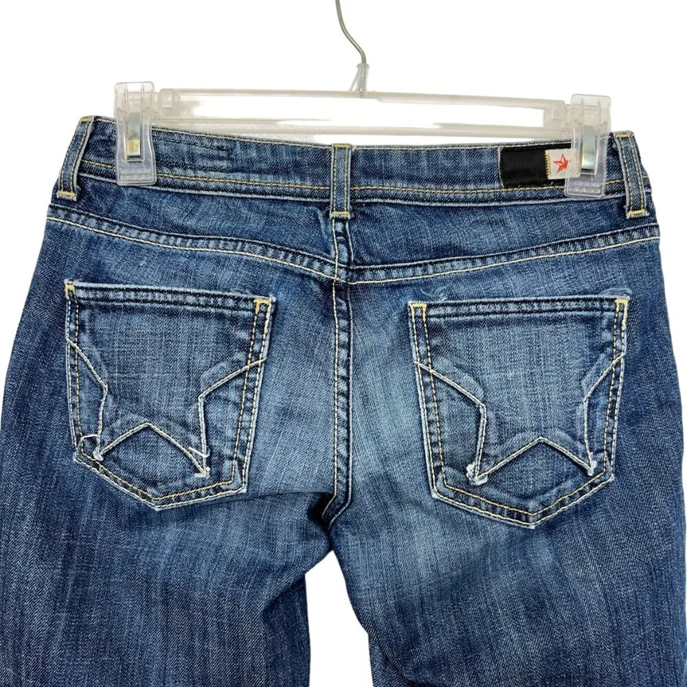 People's Liberation Irene dark wash cuffed women's capri jeans size 26 - Picture 4 of 9
